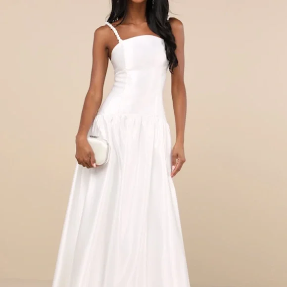 maxi dress with shirring Saint + Sofia | Women's Maya Shirring Dress | Dresses | Black
